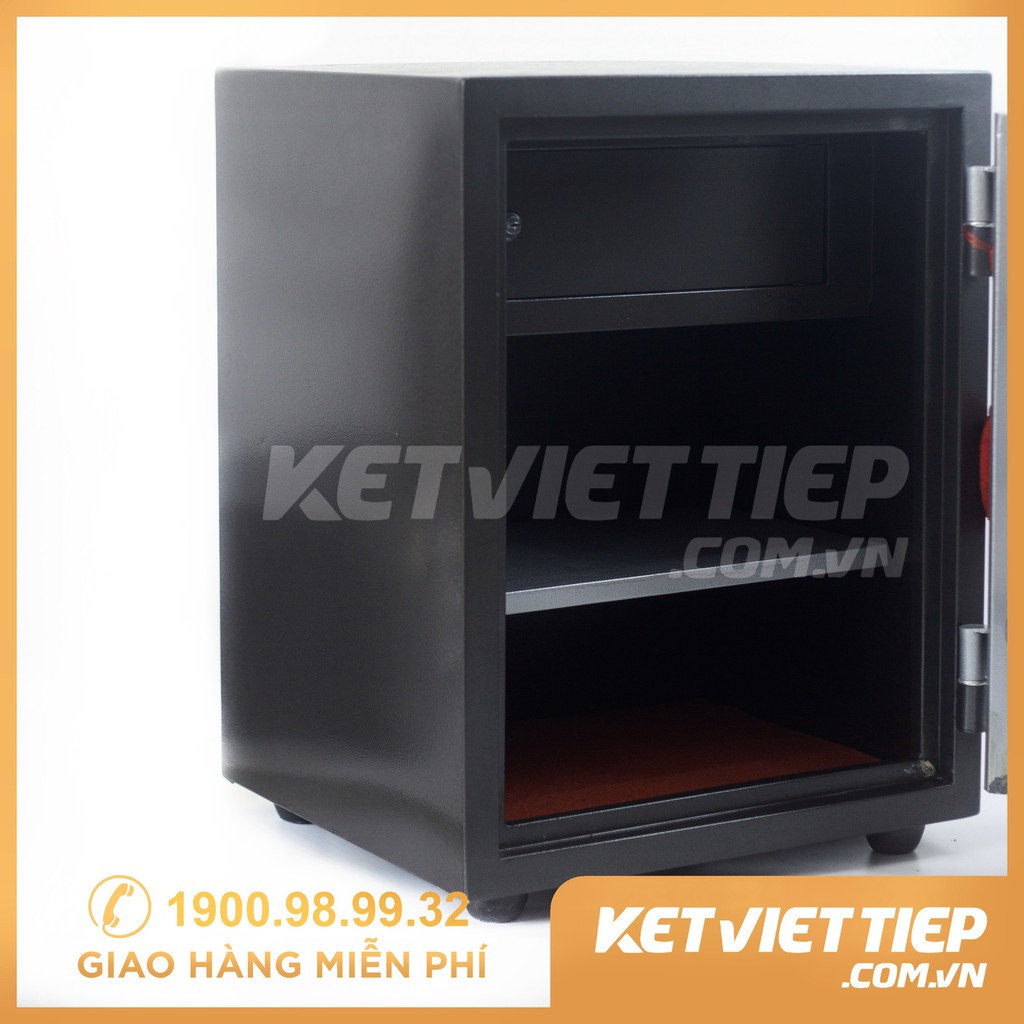 Két sắt Việt Tiệp KCC41 khóa điện tử chống cháy có báo động thân thép đúc đặc 65kg (bảo hành 5 năm) freeship