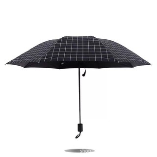 Ô Dù Ngắn Gấp Gọn kẻ Hàn quốc ngăn chặn tia UV, che mưa Rhay