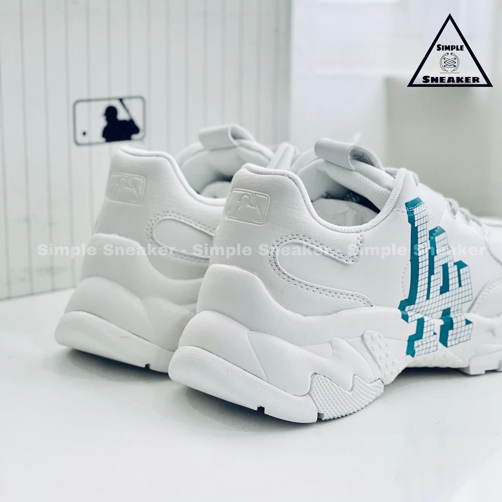 Giày MLB LA Chính Hãng 🔴SIMPLE SNEAKER🔴 MLB Big Ball Chunky LA Dodgers Block 3D Auth