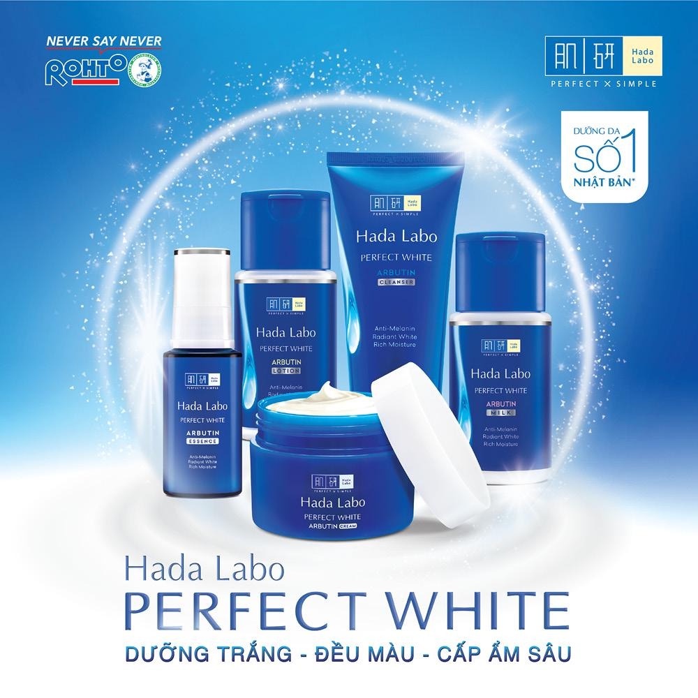 Bộ Dưỡng Trắng Da Hada Labo Perfect White