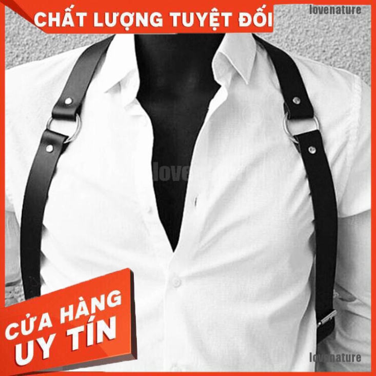 Đai đeo ngực bằng da tùy chỉnh phong cách Punk quyến rũ thời trang cho nam và nữ - Hàng nhập khẩu