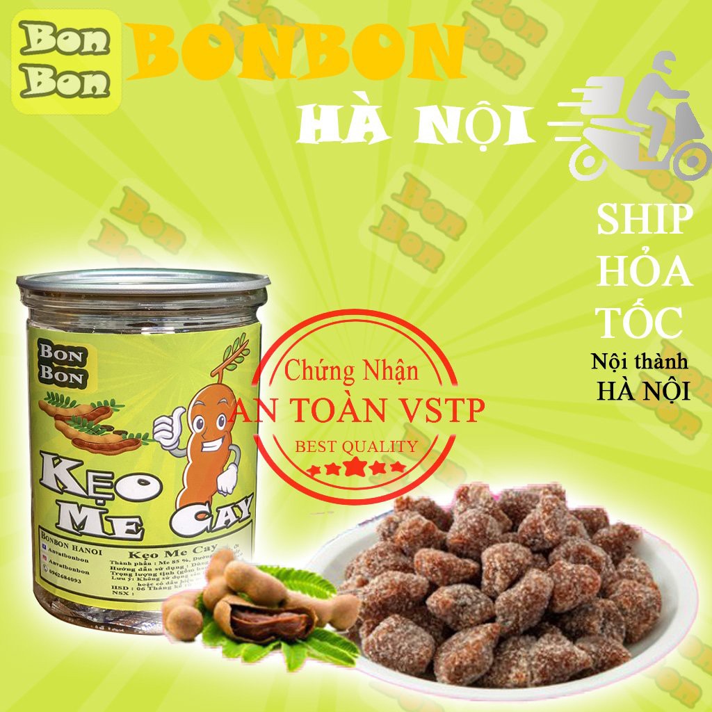 Kẹo Me Cay dẻo 400g BONBON Đồ ăn vặt Hà Nội vừa ngon,vừa rẻ (sản phẩm dẻo ngon, vị đậm) Bonbon