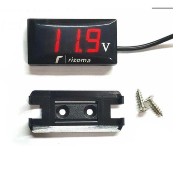 Báo bình - Đồng hồ đo volt Rizoma led 2 màu xanh đỏ