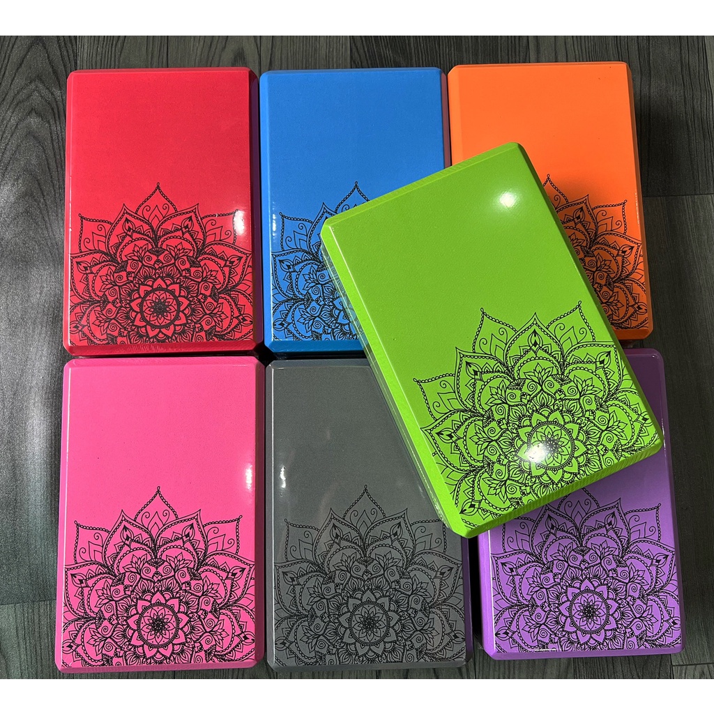 Gạch tập yoga - Thư viện Yoga - Khối lượng 220gr, size 23cm x 15cm x 8cm