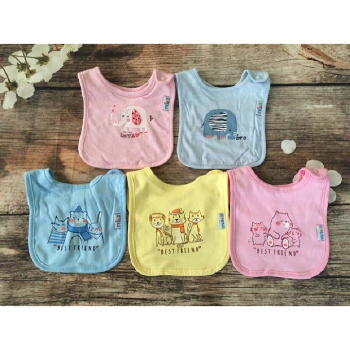 (Thanh lý chọn mẫu) Yếm- Mũ- Ủ cotton chính hãng Dokma