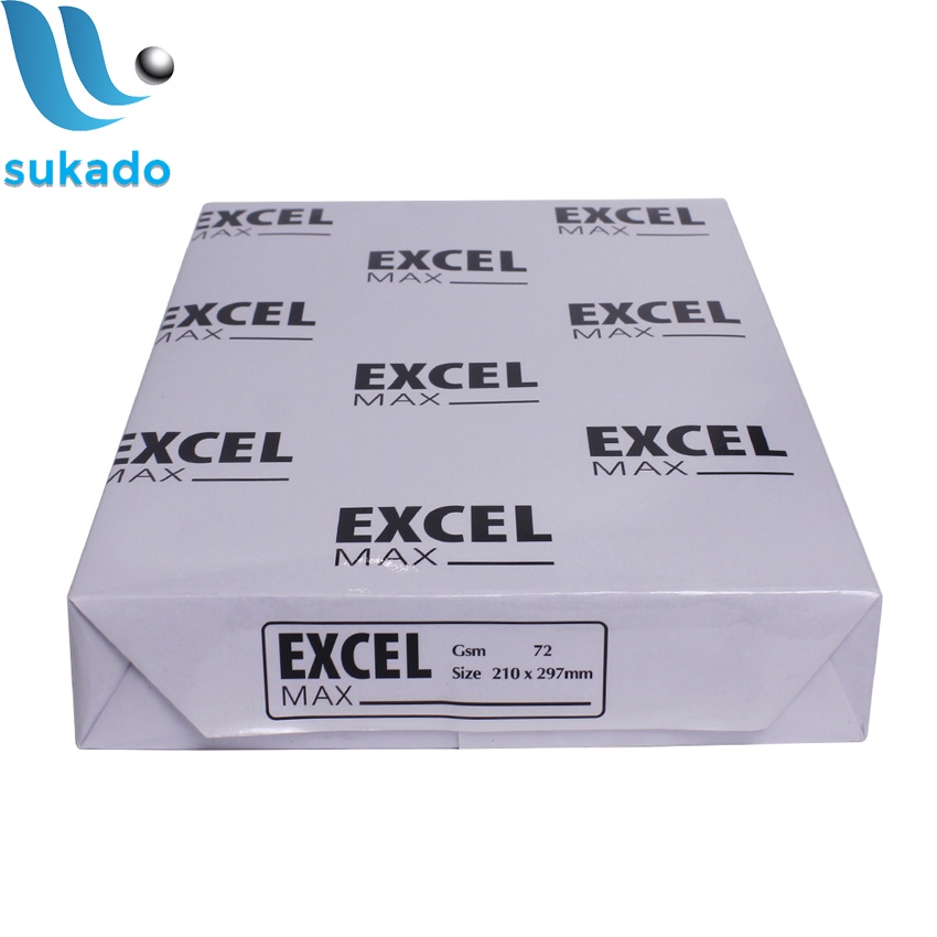 Giấy A4 Excel 70gsm 80gsm giấy in gói màng không dập góc SUKADO
