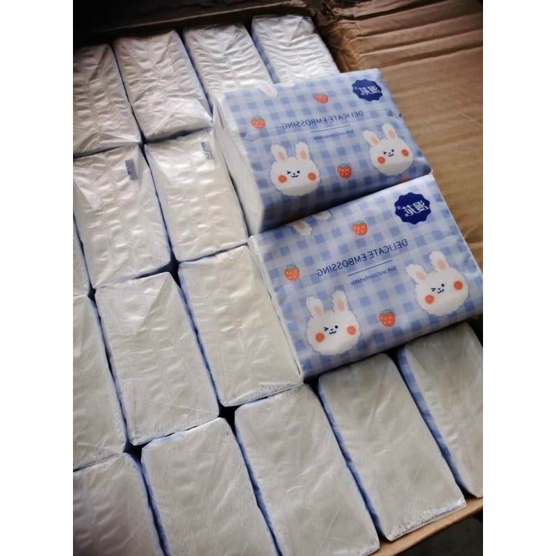 Thùng 40 Gói Giấy Ăn Thỏ