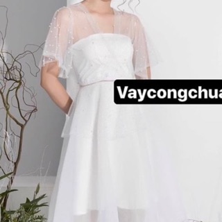 Váy trắng đính ngọc