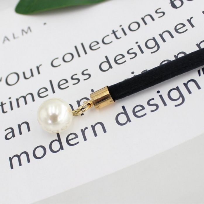 Dây thắt lưng vải nhung gắn ngọc, đai váy nhung thắt nơ