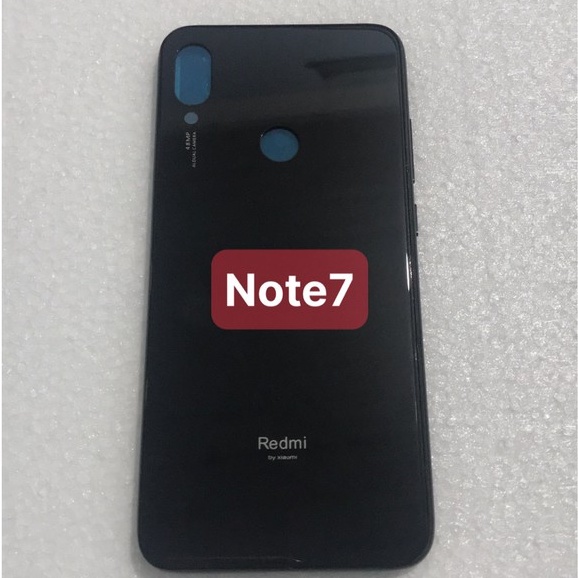 bộ xương vỏ xiaomi redmi note 7 - gồm kính lưng,xương máy , phím nhựa