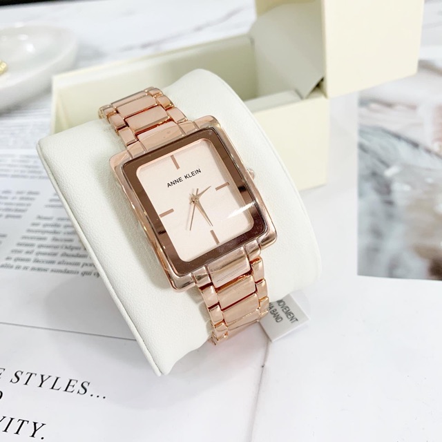 Đồng hồ nữ ANNE KLEIN model AK/2994RGRG dây kim loại mạ rose gold sang trọng