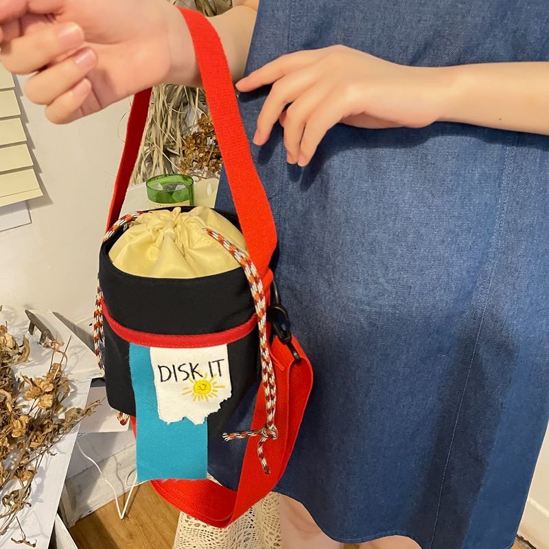 Túi Bucket Đeo Chéo Hình Mặt Cười Phong Cách Hàn Quốc Độc Đáo Thời Trang