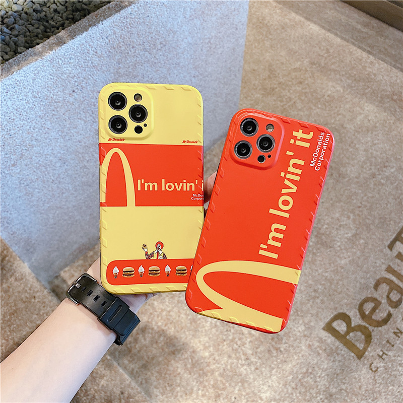 Ốp điện thoại từ nhựa mềm họa tiết McDonald's cho iPhone12 mini 11 PRO MAX 7/8plus SE2020 X/XS XR XSMAX | BigBuy360 - bigbuy360.vn