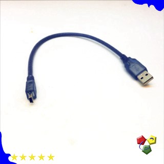 Cáp USB chuyển cáp mini USB xanh