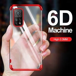 Ốp Điện Thoại Trong Suốt Mạ Laser 3D Cho Xiaomi 10T Pro Mi K30S Mi 10 Ultra Mi Poco X3 NFC Mi 10t M2007J3Sy