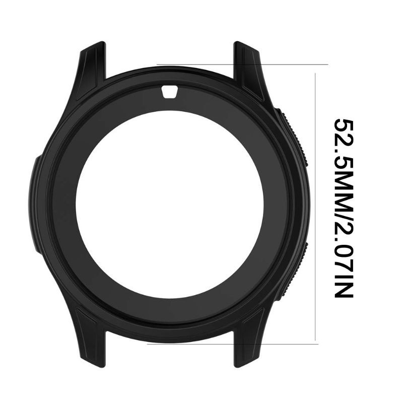 Silicone Shell Protective Frame Cover Skin For Samsung Galaxy Watch 46mm Gear