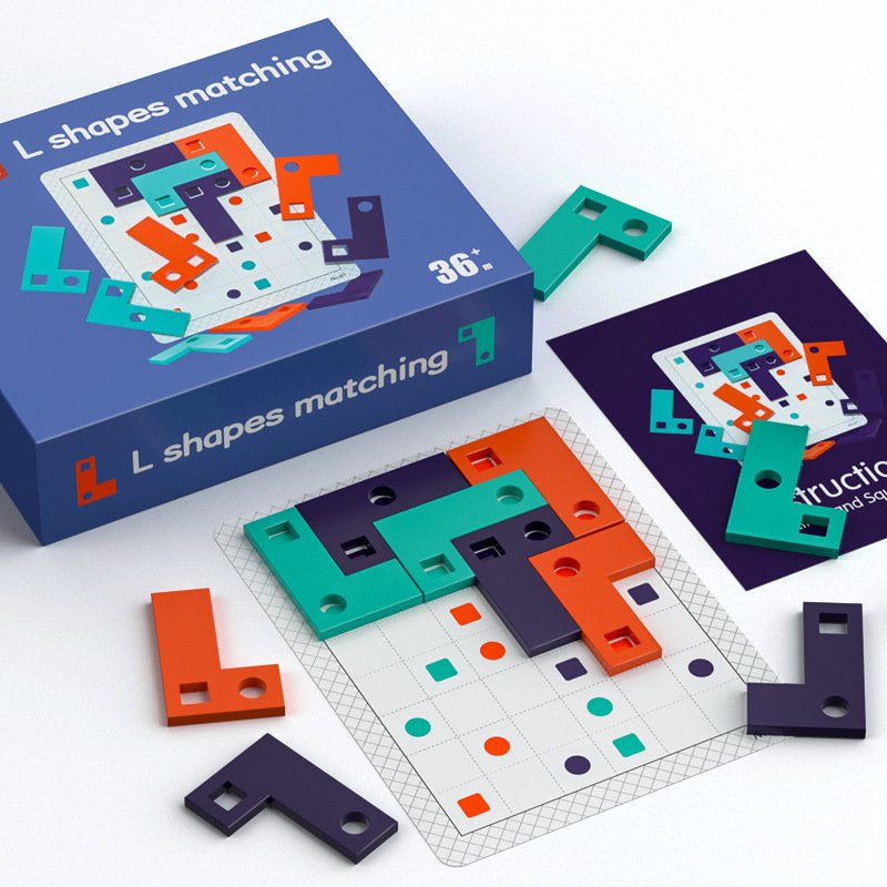 Bộ Đồ Chơi Ghép Hình Chữ L Xịn Sò, Nhiều Cách Lắp Nhiều Cách Chơi