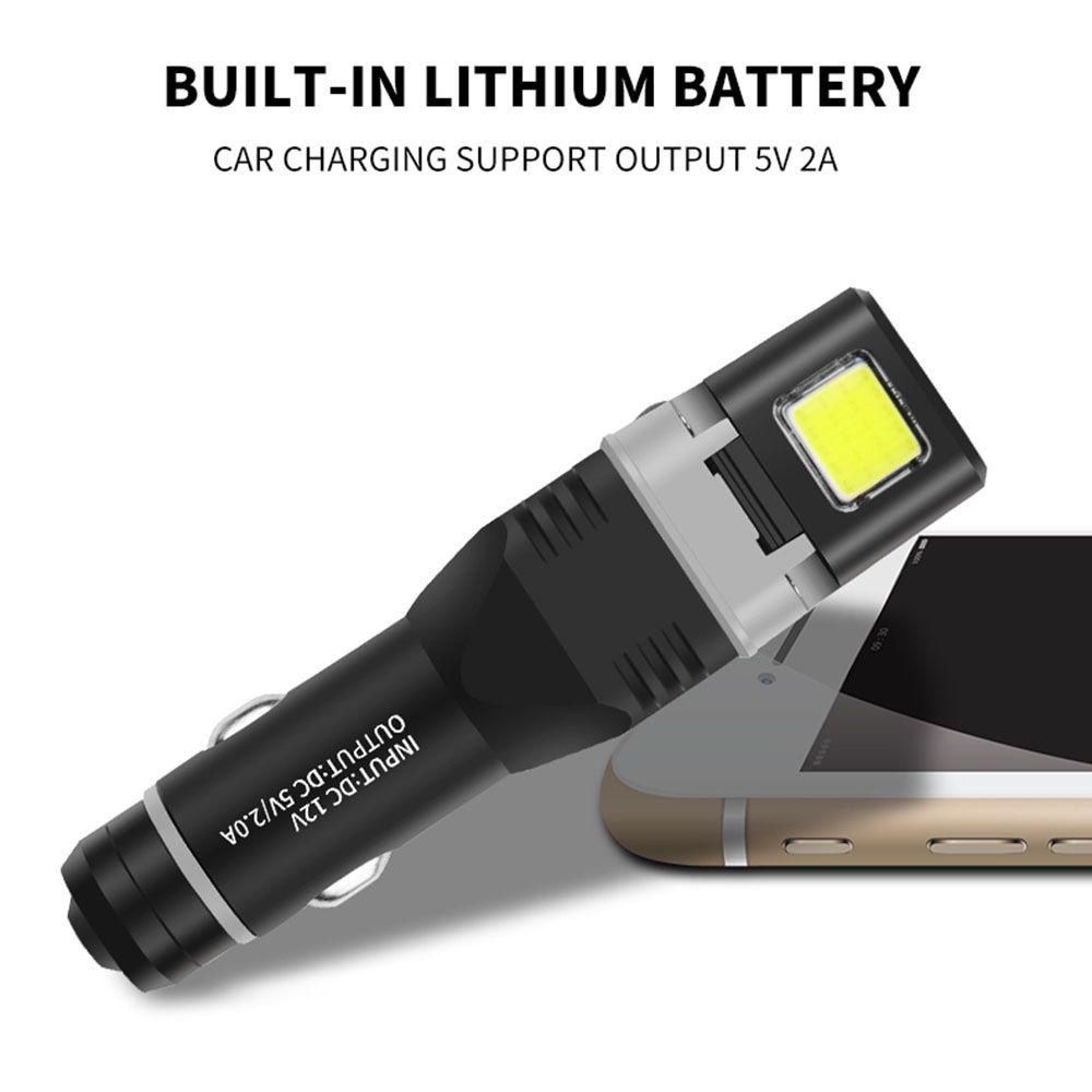 Đèn Pin LED Siêu Sáng XPG + Cob Công Suất Cao Tiện Dụng Cho Xe Hơi