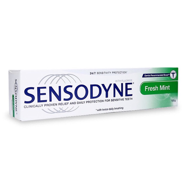 ✔️️️ Kem đánh răng Sensodyne Fresh Mint - Bạc Hà 100g