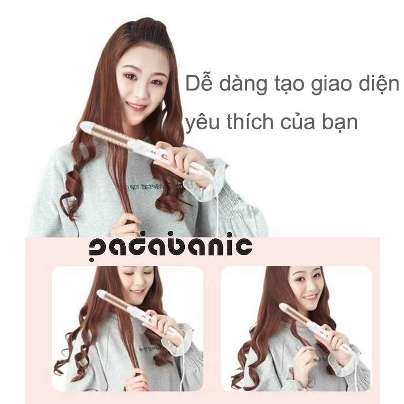 [Mã SGTTC30K giảm 30K] Máy Là Tóc Uốn Tóc 3IN1 Padabanic Sc288 Nóng Nhanh Tạo Kiểu Chuyên Nghiệp Tặng Kèm Phụ Kiện