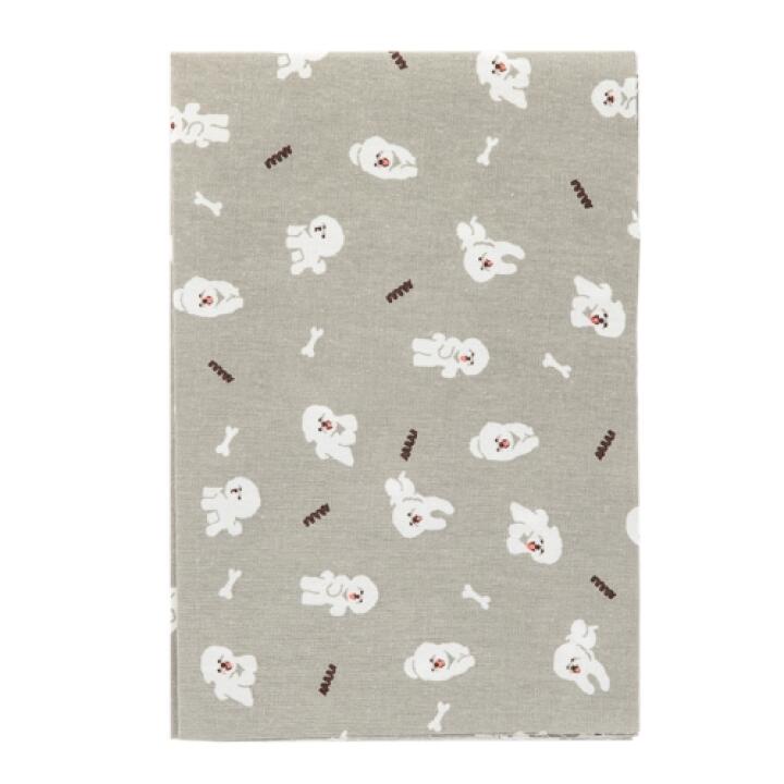 Vải ARTBOX Hàn Quốc Hình Chó Bichon Đáng Yêu Cỡ 45x45cm