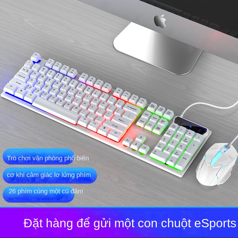 ✈☏ chất lượng cao Bộ Bàn Phím Gaming +Chuột Máy+tai nghe dây Kèm-Tính Con Báo Có LED 7 Màu Ấn Tượng