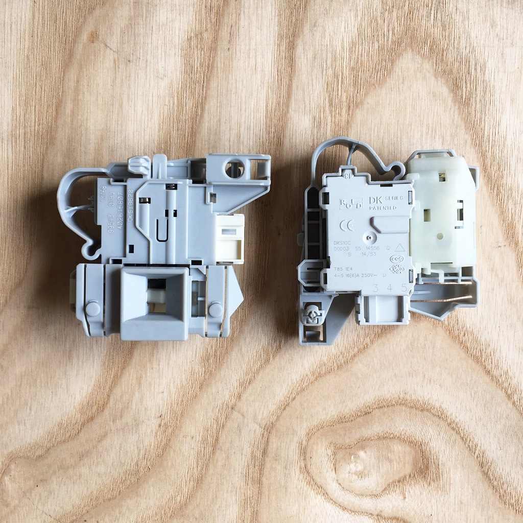 Công tắc cửa máy giặt Electrolux vuông [SẴN HÀNG] khóa cửa máy giặt Electrolux ba chân