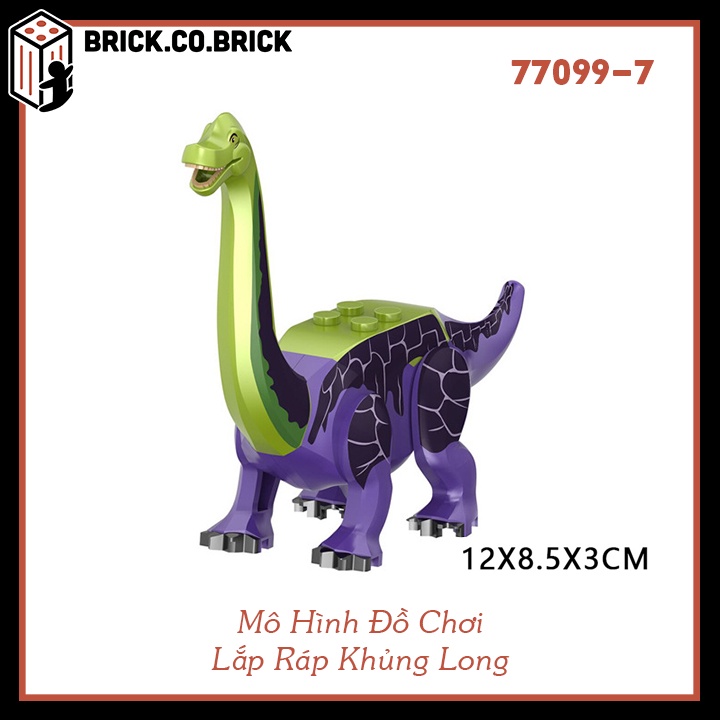 Đồ Chơi Lắp Ráp Khủng Long Mô Hình Dinosaur Jurrasic World  Thế Giới Khủng Long 77099-2