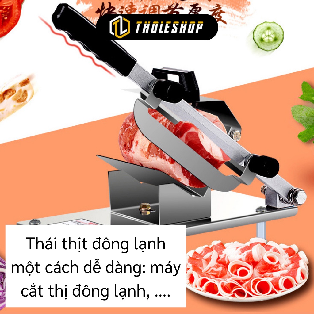 Máy Cắt Thịt Đông Lạnh - Dao Thái Thịt, Rau Củ Quả Bằng Tay Bằng Thép Không Gỉ 9752