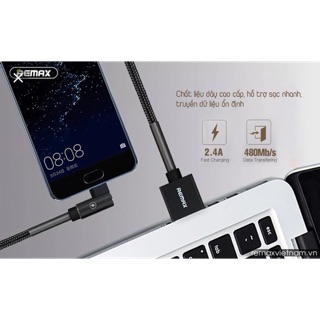 Cáp sạc nhanh 2.4A Remax RC-119i chân linghting iPhone IPad chính hãng
