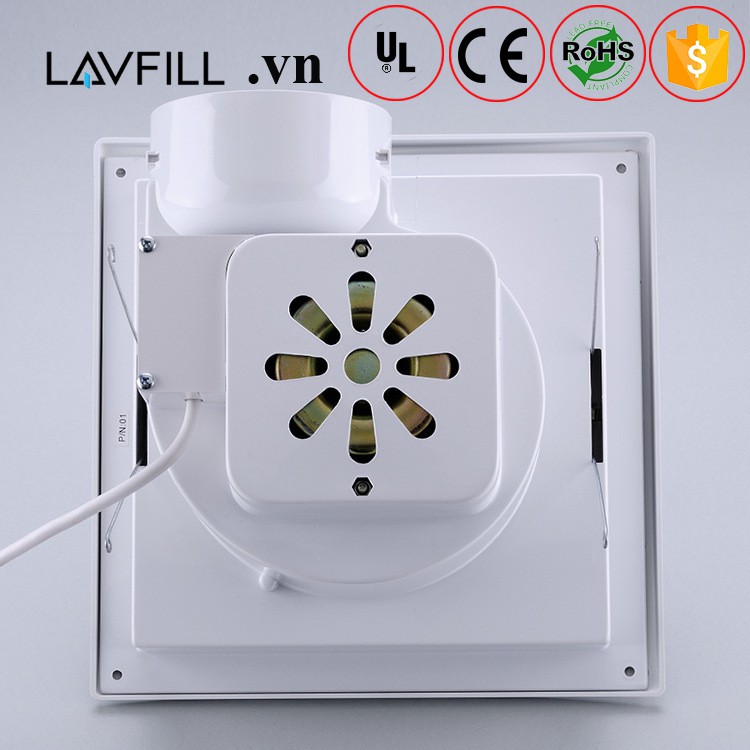 [FREESHIP 99K]_Quạt thông gió, quạt hút gió âm trần-ốp trần Model LAVFILL LFCV-16A (Installing Size: 230*230 mm)