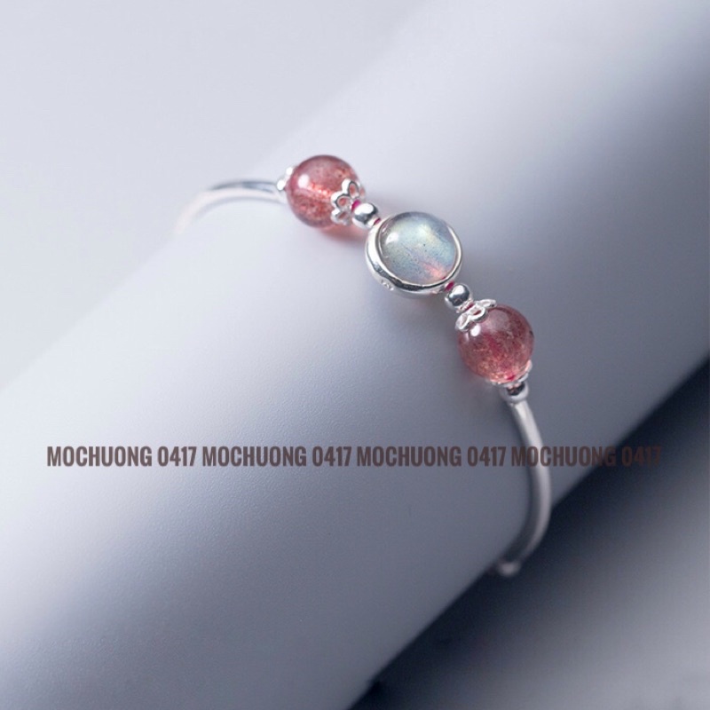 Vòng tay TA dâu mix dreamcatcher - MH727