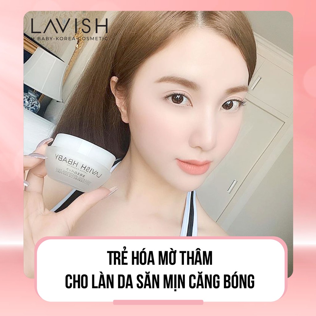 Kem dưỡng trắng ban ngày Nhau Thai Nhật Bản LAVISH H BABY 50ml