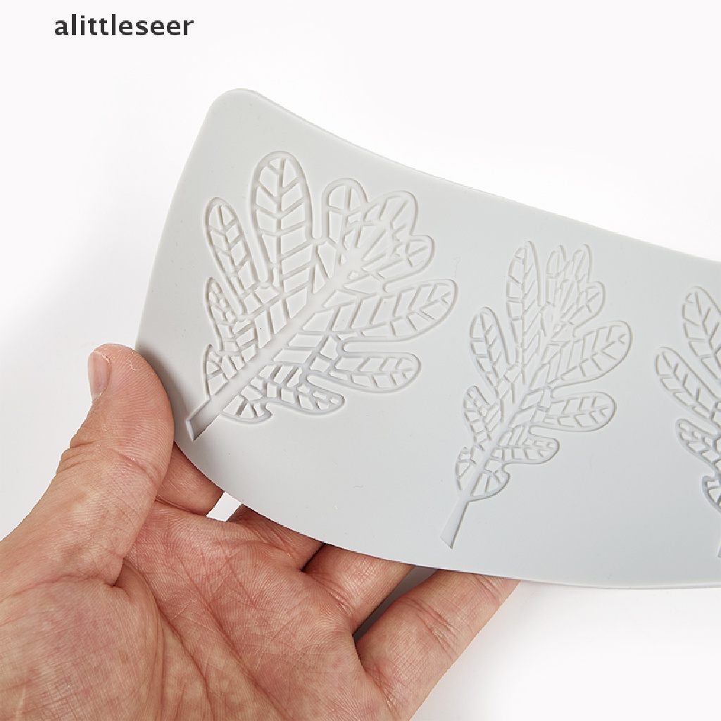 Khuôn Silicone Tạo Hình Làm Bánh Kẹo Hình Lá / Bướm / Lưới Tổ Ong