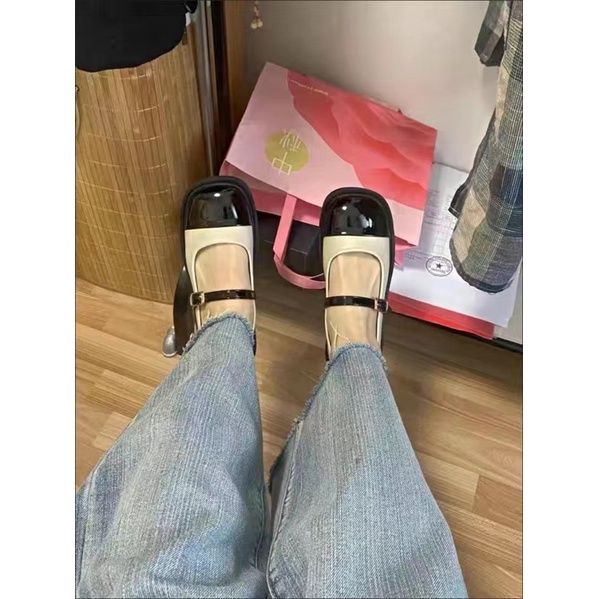 Giày bệt tiểu thư Mary Jane hàng qc kèm ảnh thật