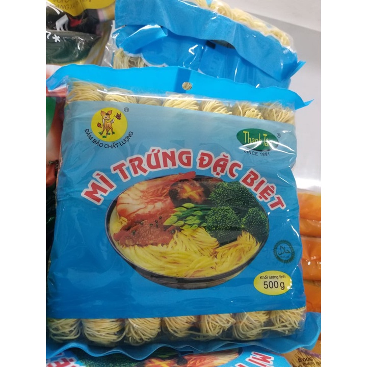 Mì hột gà / mì trứng Thanh Tân 500g