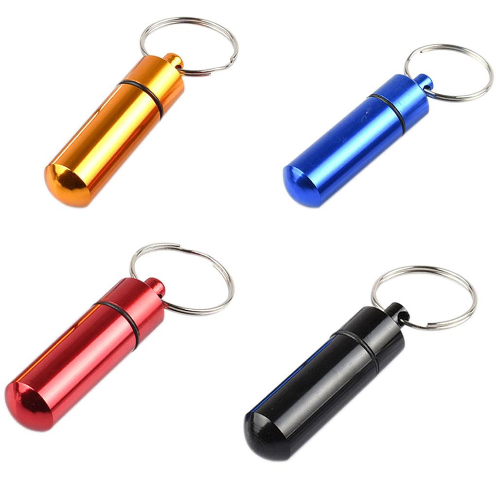 Hộp Đựng Thuốc Mini EDC Bằng Nhôm Chống Thấm Nước