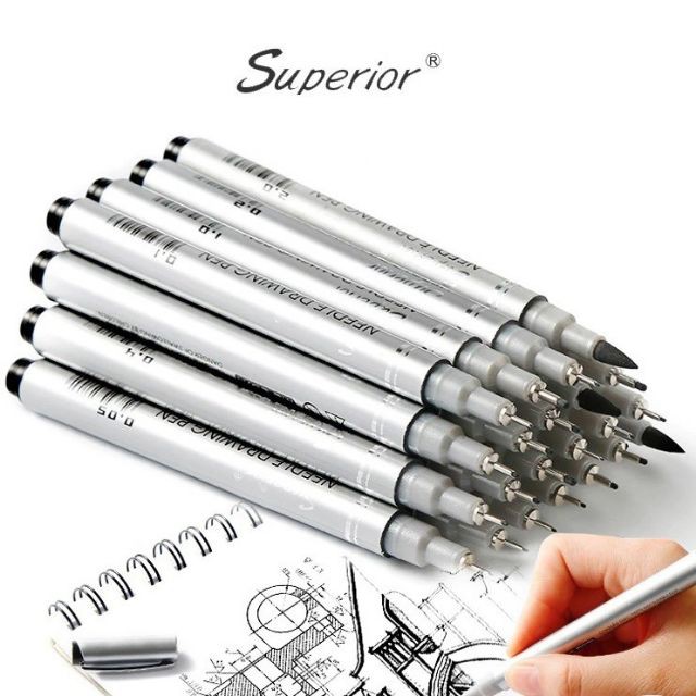 [Michi Art Store] Bút line đi nét Superior kháng nước vẽ kỹ thuật chuyên nghiệp