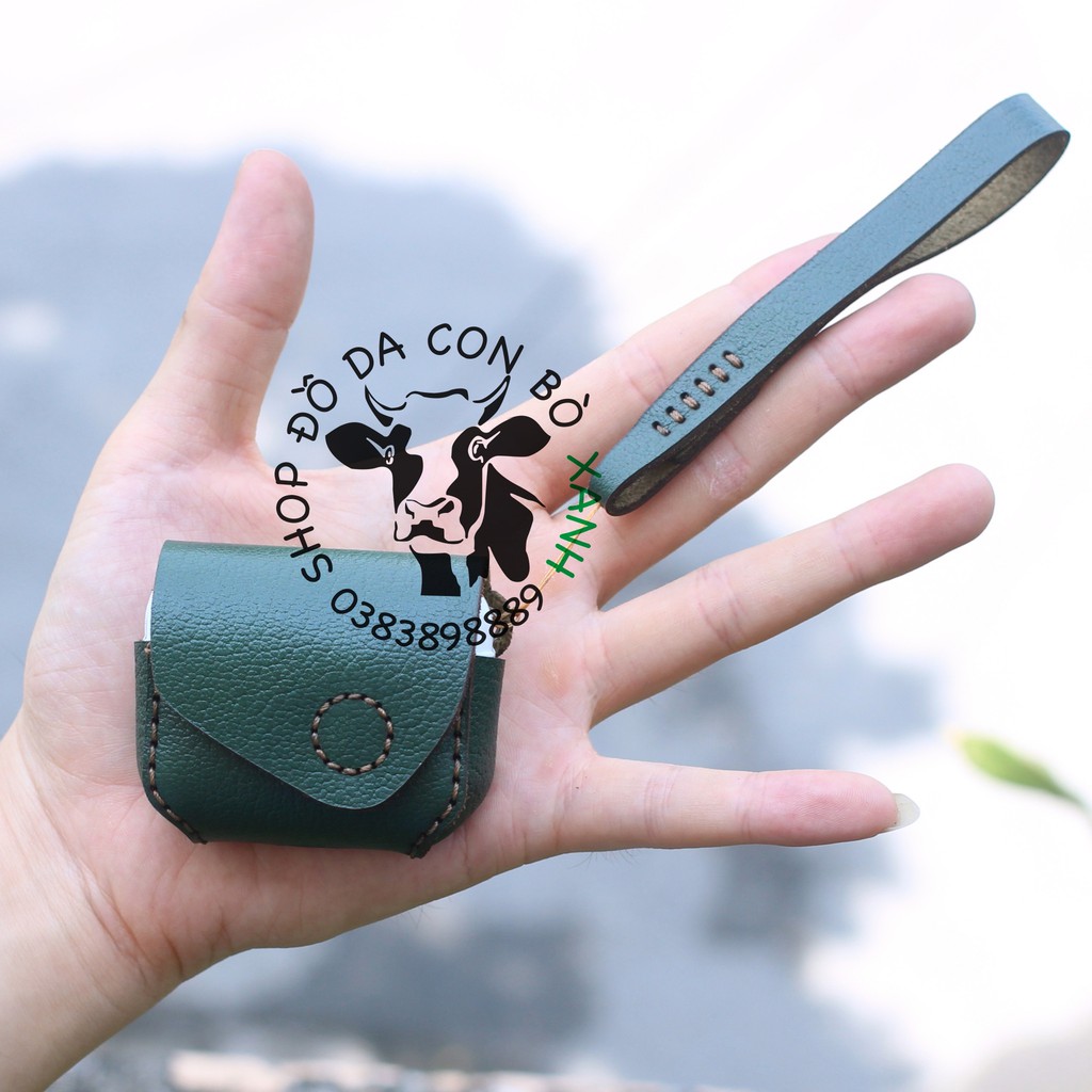 Bao da Airpods Pro, Airpod Pro 1, Pro 2 handmade da thật