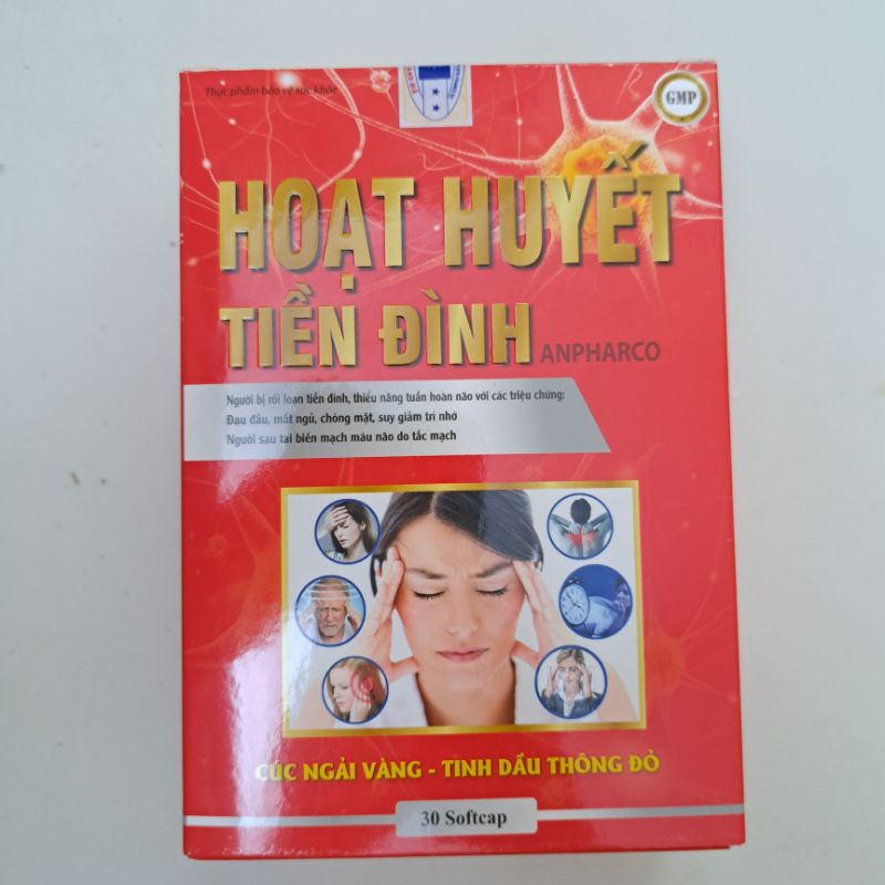 HOẠT HUYẾT TIỀN ĐÌNH Anpharco - Cải thiện rối loạn tiền đình