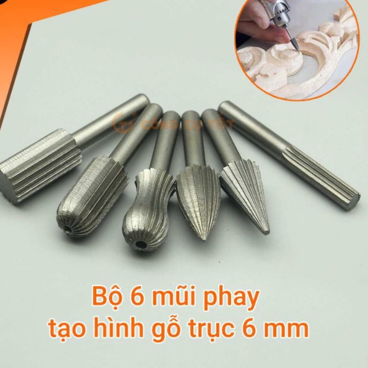 bộ mũi mịn cod 6mm