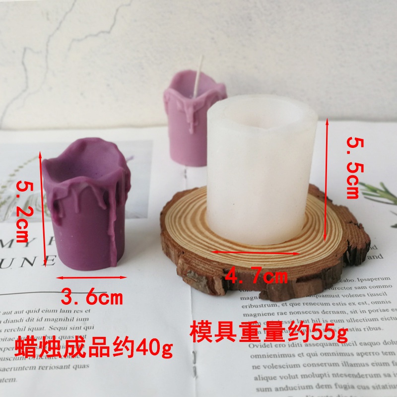 Khuôn Làm Nến Thơm Handmade Bằng Silicone Chất Lượng Cao
