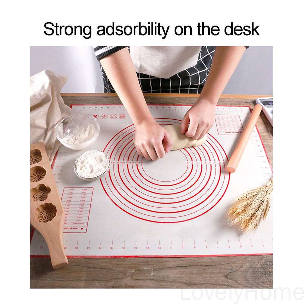 Thảm nhào bột làm bánh bằng silicone không dính diy