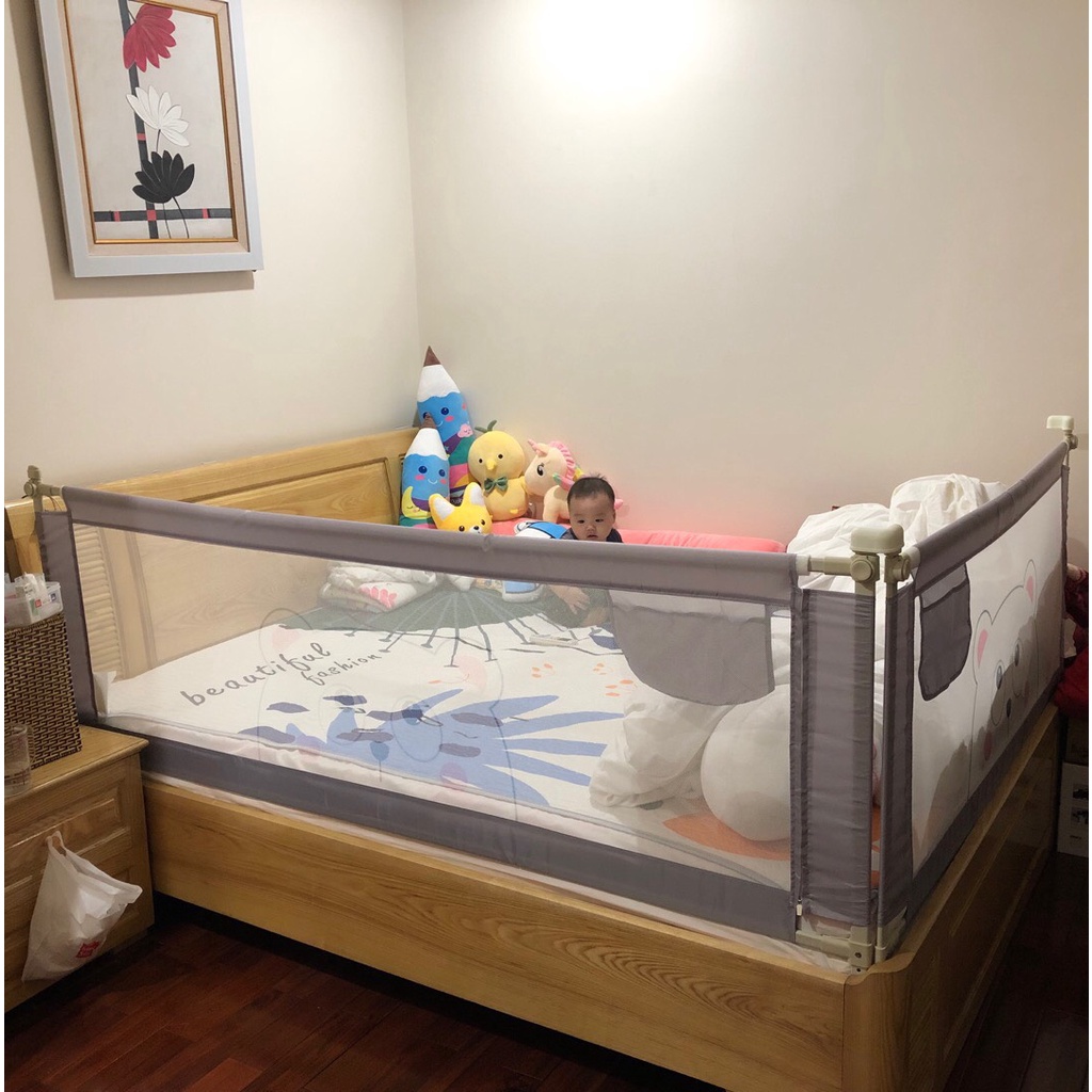 Thanh chắn giường an toàn cho bé - Mẫu mới cao 90cm
