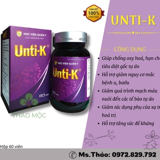 [ CHÍNH HÃNG ] Unti K - Học Viện Quân Y