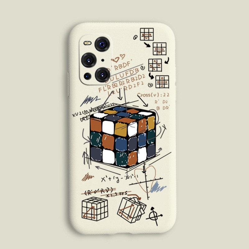 Ốp lưng Oppo in hình Rubik oppo Findx3, Findx3pro, Reno5 , Reno6