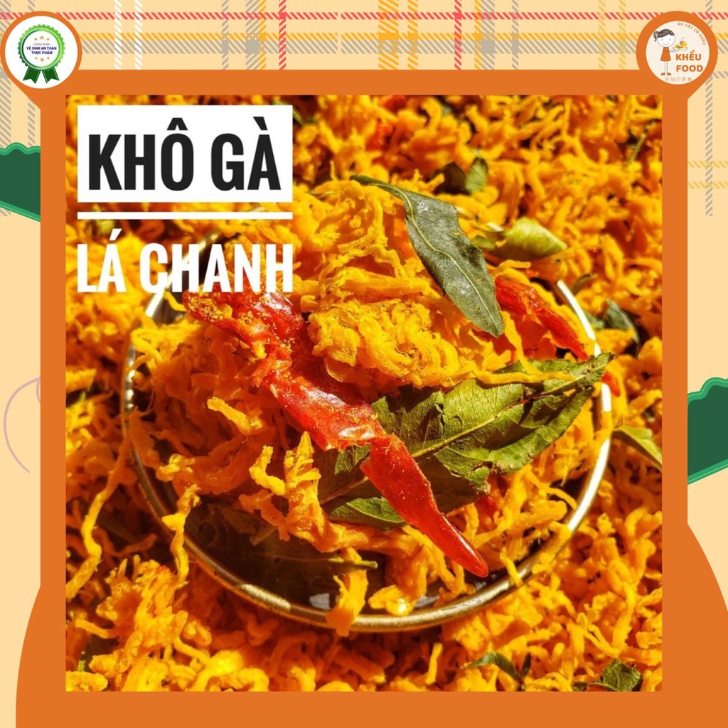 Khô gà lá chanh mềm ngon 300g hủ pet - Khều Food | BigBuy360 - bigbuy360.vn