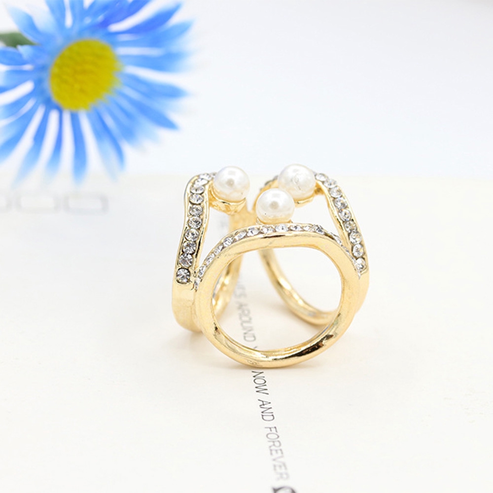 Khóa Khăn Choàng Đính Ngọc Trai Nhân Tạo Thời Trang