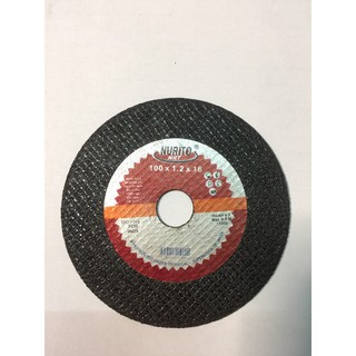 Đá cắt INOX NURITO NHẬT mỏng Phi 100mm 100x1.2x16 mm