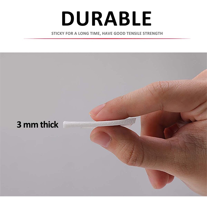 Cuộn Băng Keo Hai Mặt Bằng Xốp PE Màu Trắng Chịu Được Sức Nặng Chống Chịu Được Thời Tiết Dùng Cho Trang Trí Nhà/Văn Phòng